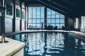Indoor pool, a heated pool