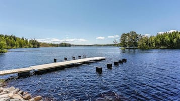 Dobbeltrom – standard, utsikt mot innsjø | Terrasse/patio