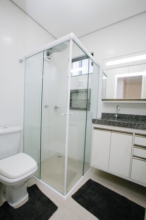 Standard Apartment, Balcony, City View | Bathroom | Free toiletries, hair dryer, towels, soap - FLATS ANDIRA KUSS (Sinop)