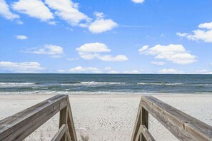 On the beach
