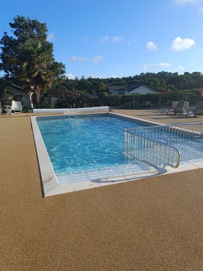 Una piscina riscaldata