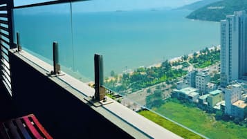 Apartemen Mewah, balkon, pemandangan pantai | Pemandangan balkon