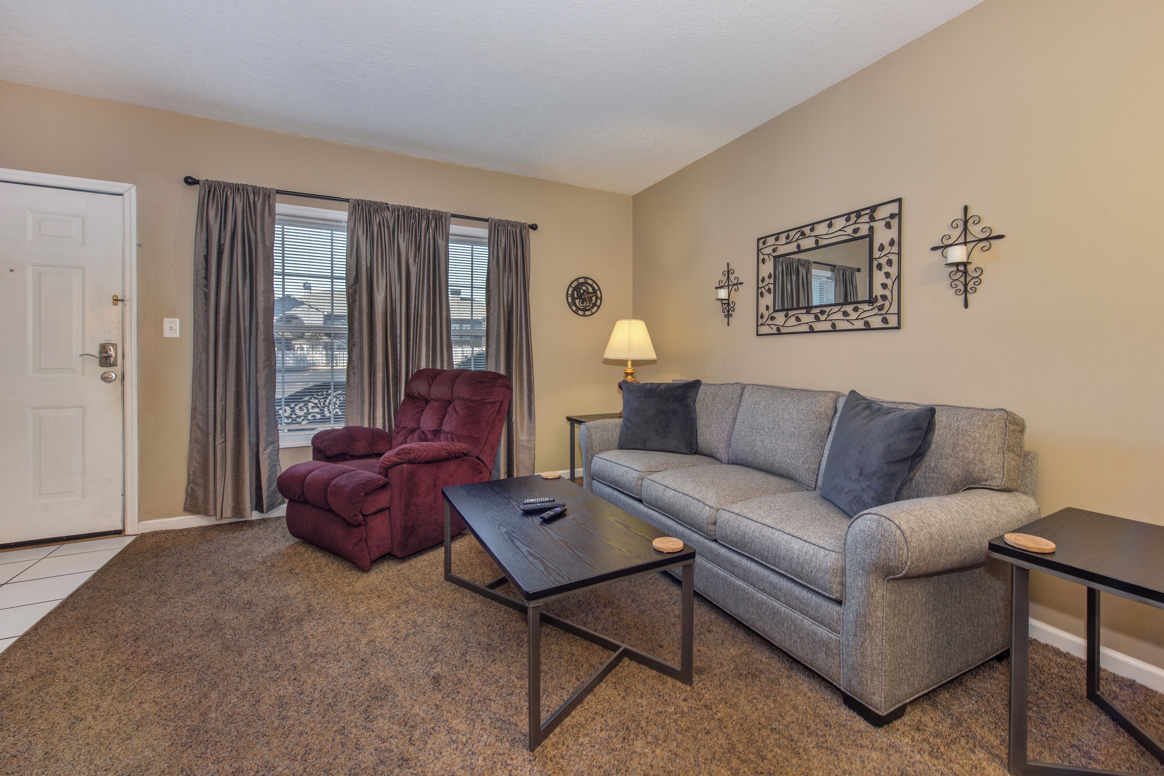 Condo, 1 King Bed with Sofa bed, Kitchen (Colonial Crest Condo Unit #113) | Living area | 42-inch flat-screen TV with digital channels