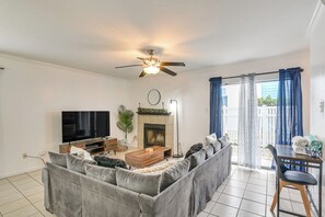 Apartment (2 Bedrooms) | Interior - < 1 Mi to Beach: Galveston Condo w/ Fenced Patio (Galveston)