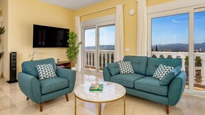 House, 5 Bedrooms, Terrace | Living area - Global Villa Mimosa - By Global Rental Holidays 5617 (Mijas)