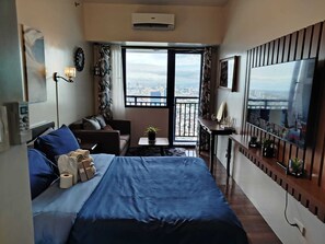 Condo panoramique, 1 grand lit, balcon, vue partielle sur la mer | Plan d’étage