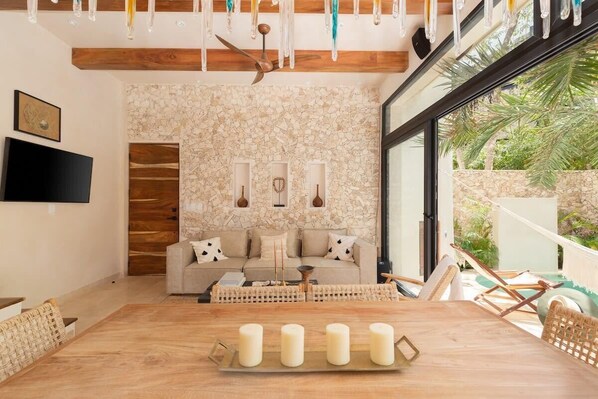 Dining - Eco-Chic TownVilla with Private Pool | Gated at Tulum | Concierge (Tulum)