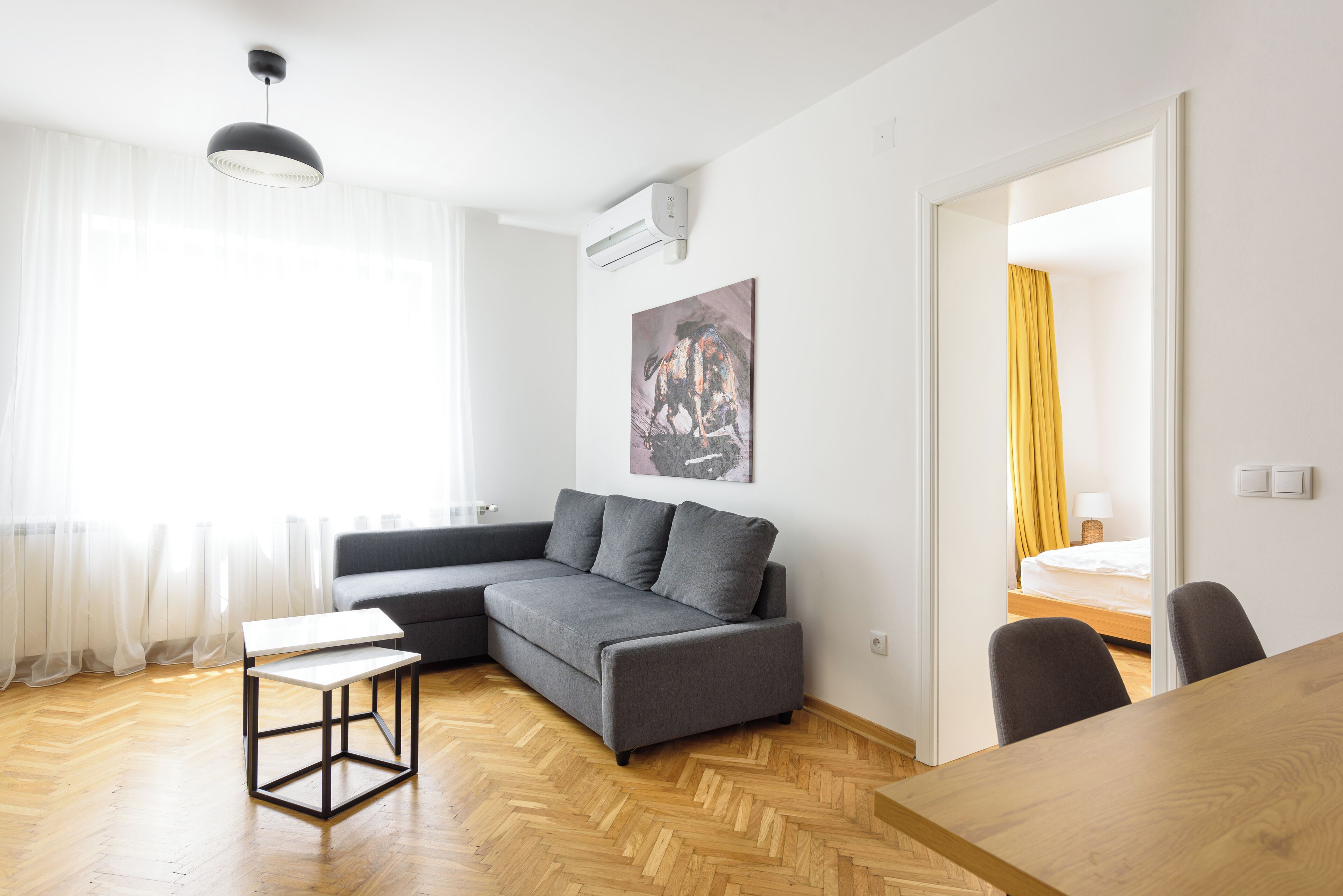 標準公寓, 1 間臥室 | 起居區 | 平面電視