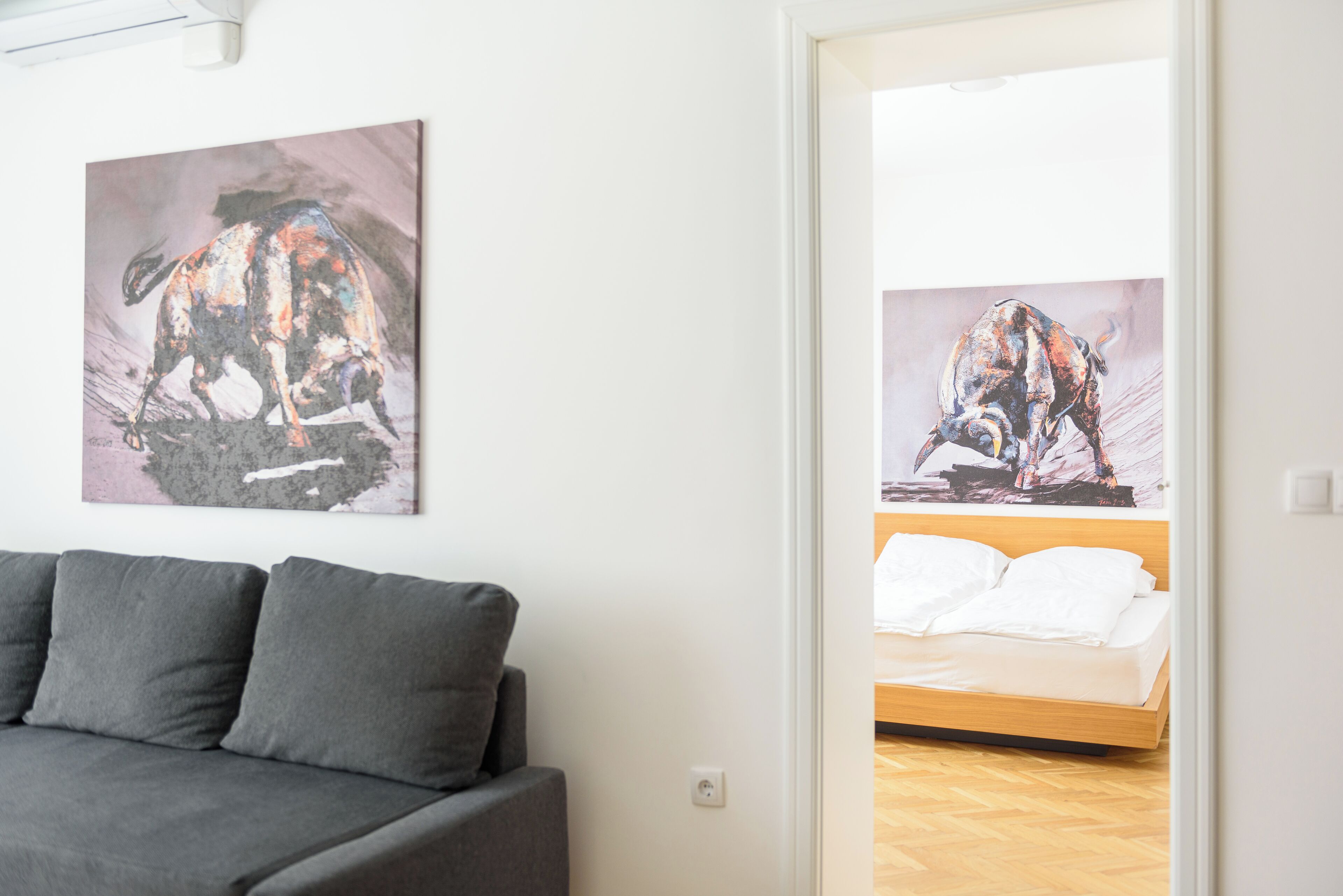 Standard Apartment, 1 Bedroom | Living area | Flat-screen TV