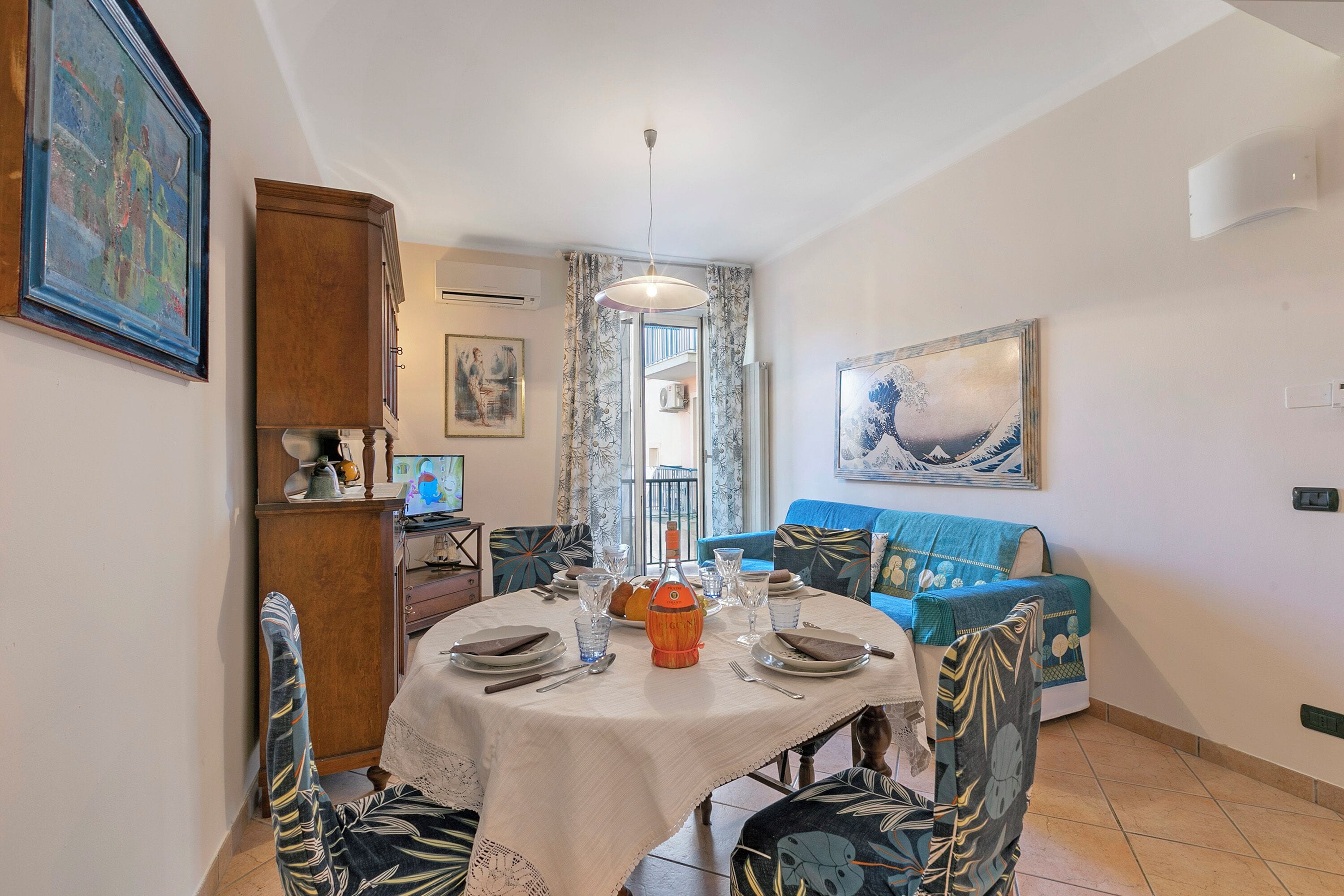 Family Apartment, Multiple Bedrooms (Domus 21 Near Alassio Beach) | Dining