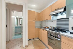 Family Apartment, Multiple Bedrooms (Domus 21 Near Alassio Beach) | Private kitchen | Oven, stovetop, dishwasher, coffee/tea maker