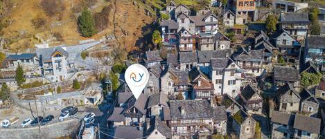 家庭小木屋, 多間臥室, 山旁 (Rustico Paese Verzasca) | 外觀