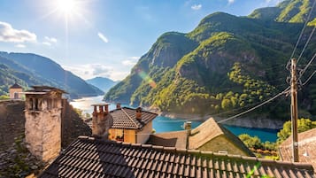 Family Chalet, 2 Bedrooms, Balcony, Mountainside (Rustico Paese Verzasca with Mountain) | Exterior