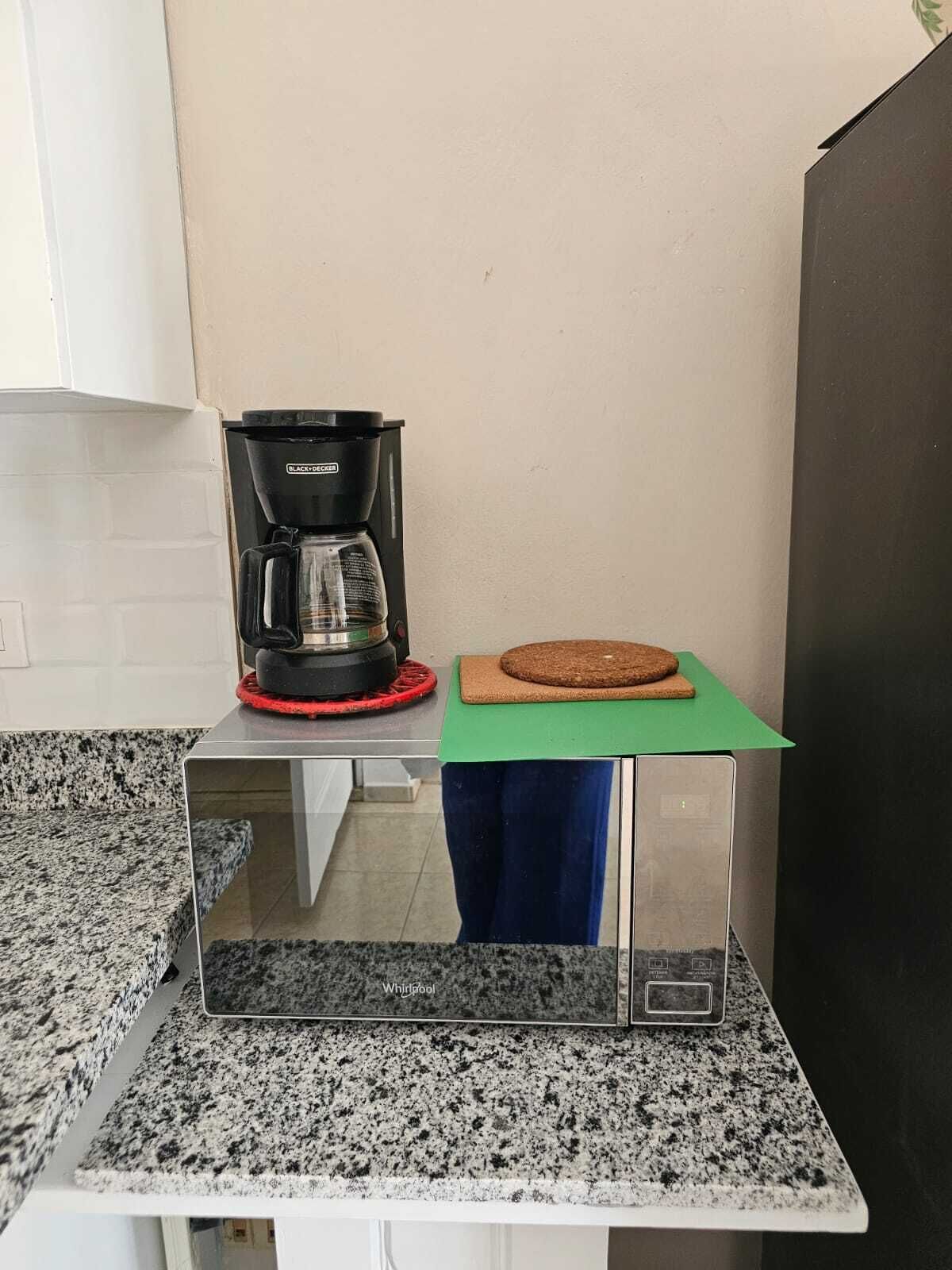 Apto. no 1, Comfort Studio Suite, Partial Sea View | 私人厨房 | 大冰箱、微波炉、炉灶、茶具/咖啡用具