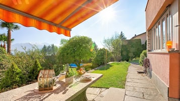 Familie appartement, meerdere slaapkamers, uitzicht op gebergte (Casa Tecitt) | Buiten dineren