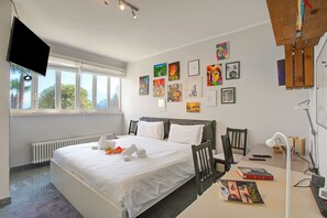 Apartamento familiar, varias habitaciones, junto a la montaña (Casa Tecitt) | 1 dormitorio, tabla de planchar con plancha, wifi y ropa de cama