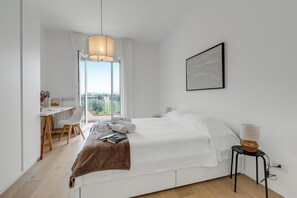 Family Apartment, Multiple Bedrooms (Sky View Apartment Monopoli) | 1 bedroom, free WiFi, bed sheets