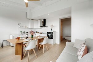 Appartamento familiare, 1 camera da letto, balcone (Sky View Apartment Monopoli) | Pasti