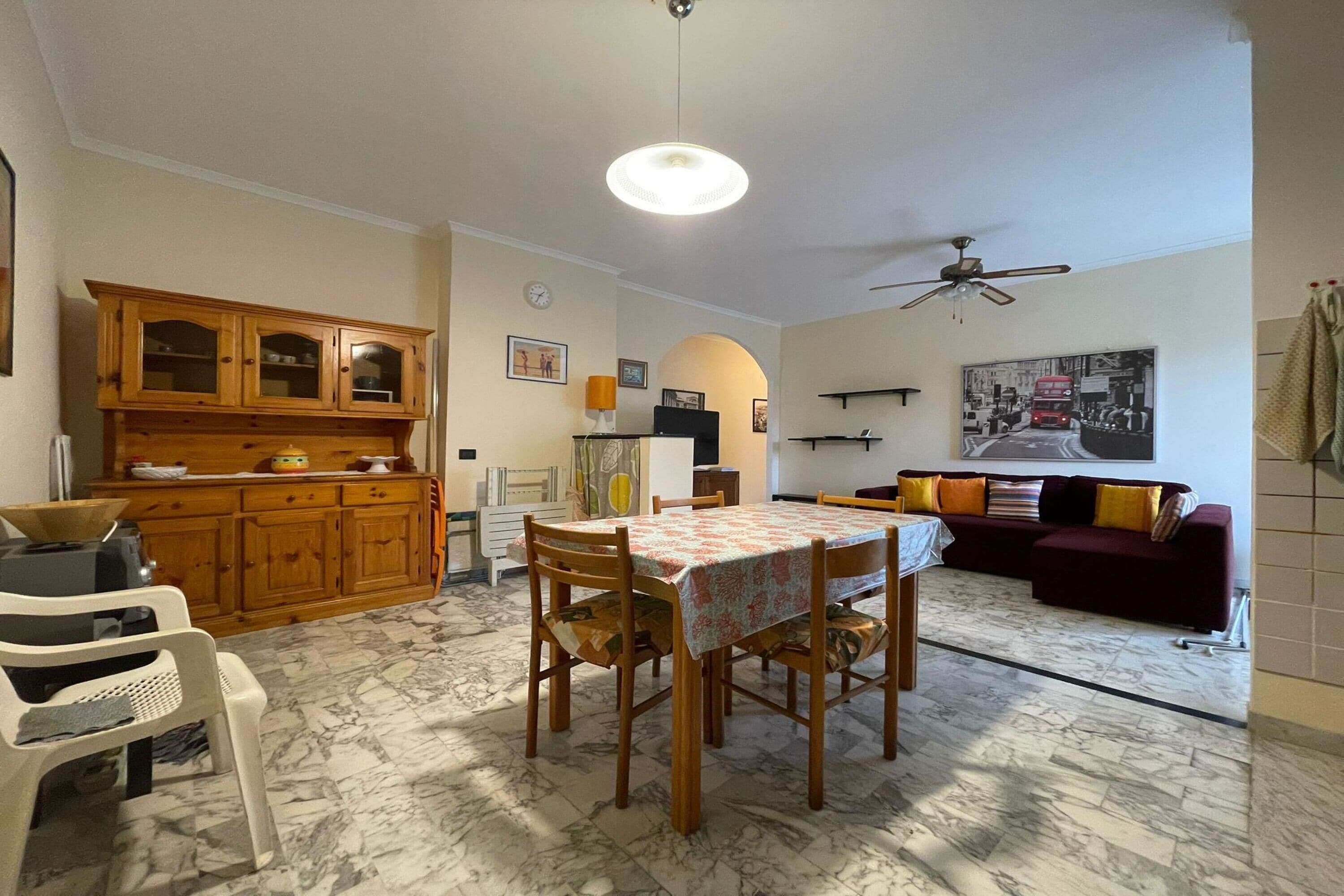 Familienapartment, Mehrere Schlafzimmer, Bergseite (La Pietra sul Mare) | Innenbereich