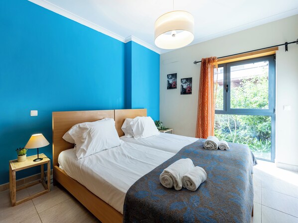 2 bedrooms, iron/ironing board, travel crib, WiFi