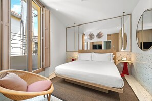 Family Suite | Egyptian cotton sheets, premium bedding, down duvets, pillow-top beds - Hotel Milu Milano (Milan)