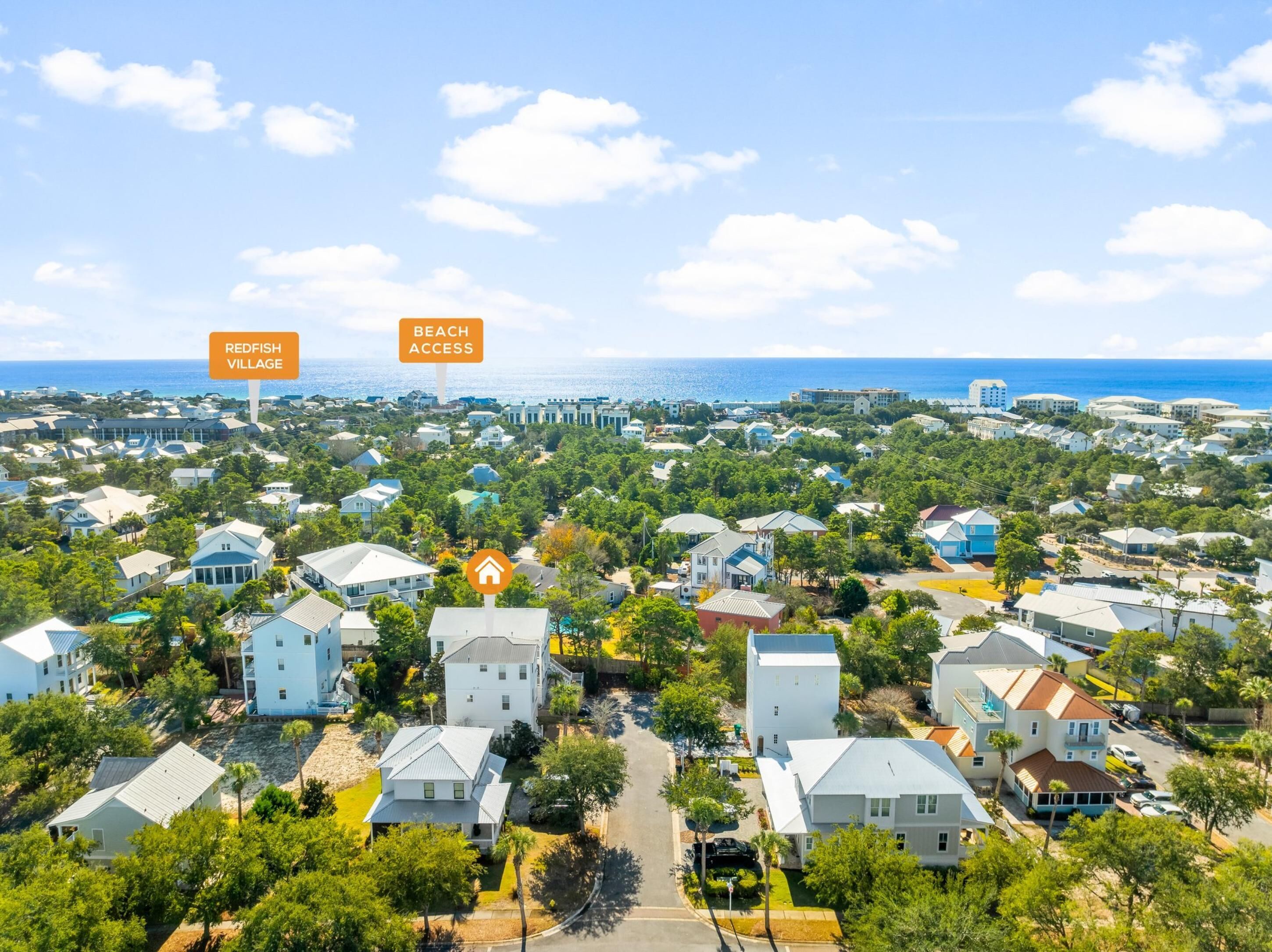 منظر من الجو على ارتفاع عالٍ