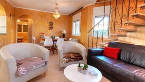 Villa, 4 Bedrooms, Terrace | Living room - Global Villa Pasja - By Global Rental Holidays 5730 (Mont-roig del Camp)