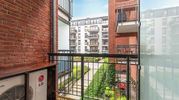 Deluxe-lejlighed - balkon - udsigt til marina | Balkon