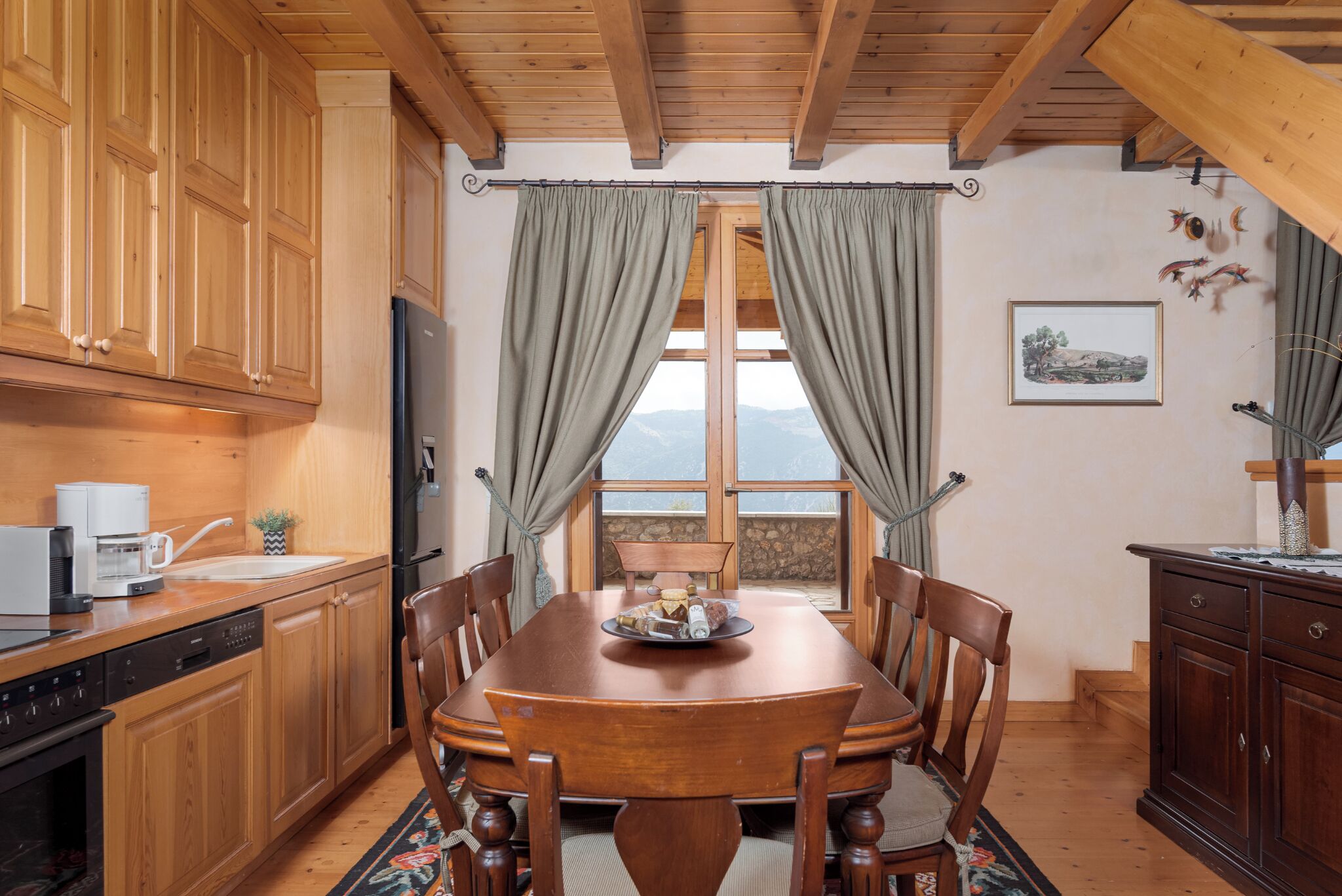 Villa, Mountain View | Private kitchen | Full-sized fridge, microwave, oven, dishwasher