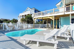 Pool - Spectacular views from this 2nd Row East side Duplex - New for 2025 Shared Pool (Emerald Isle)