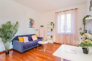 Living area - Welcome Dhome, Cozy penthouse with St. Peter View (Roma)