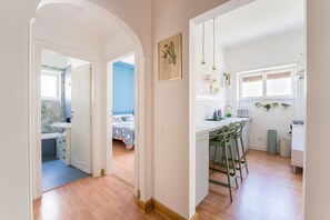 1 bedroom, iron/ironing board, travel crib, WiFi