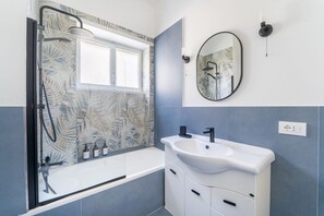 Hair dryer, bidet, shampoo