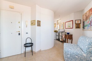 Living area - La Terrasse, Penthouse Suite in Monteverde (Roma)