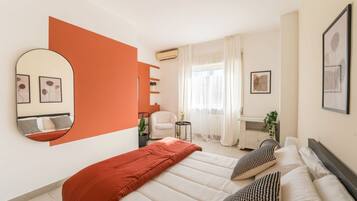 2 chambres, fer et planche à repasser, Wi-Fi, draps fournis