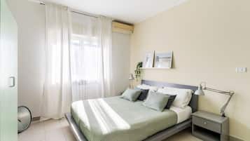 2 chambres, fer et planche Ă repasser, Wi-Fi, draps fournis