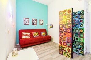 Living area - Pop House, in Monti District 2 min from Colosseum (Roma)