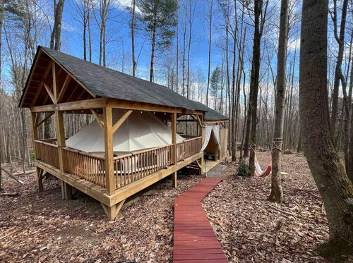 Magical Woodsy Glamping minutes from Stone Mountain, NC