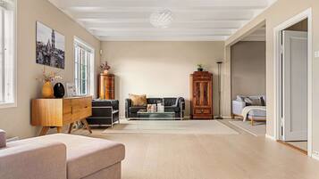 Fernseher, Bücher, Stereoanlage, Arbeitsbereiche