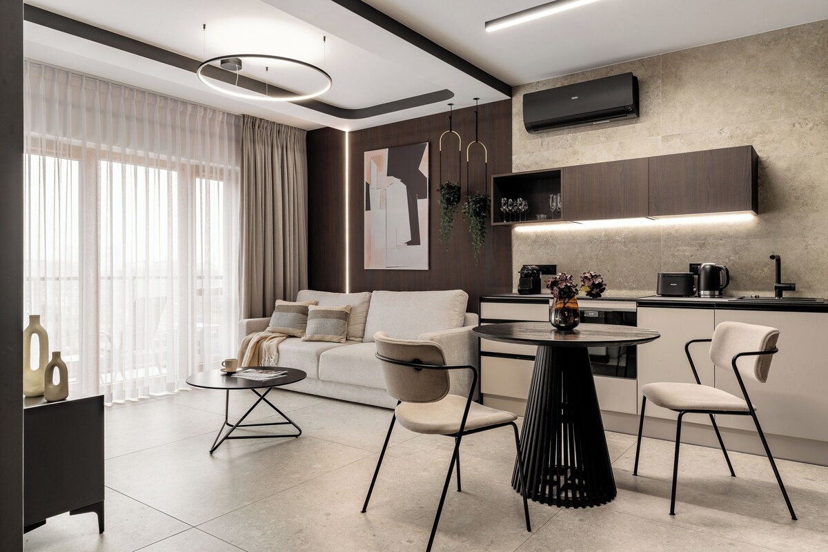 Deluxe Apartment, Terrace | Living room