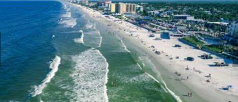 Sun loungers, beach towels