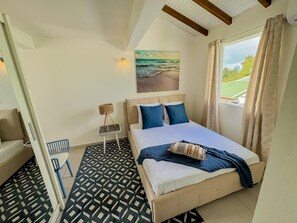 2 makuuhuonetta, silitysrauta/-lauta, vauvan matkasänky, Wi-Fi