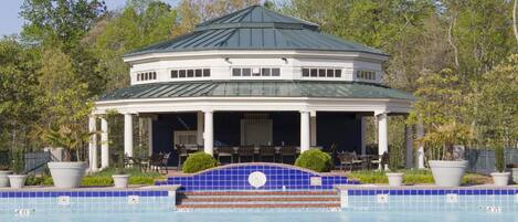 Indoor pool, outdoor pool