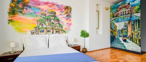 1 bedroom, desk, free WiFi, bed sheets