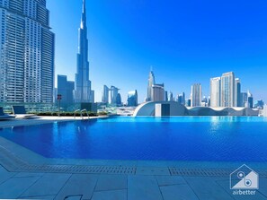 Apartment (2 Bedrooms) | Interior - Elegant 2B at Boulevard Pointburj & Fountain View (Dubai)