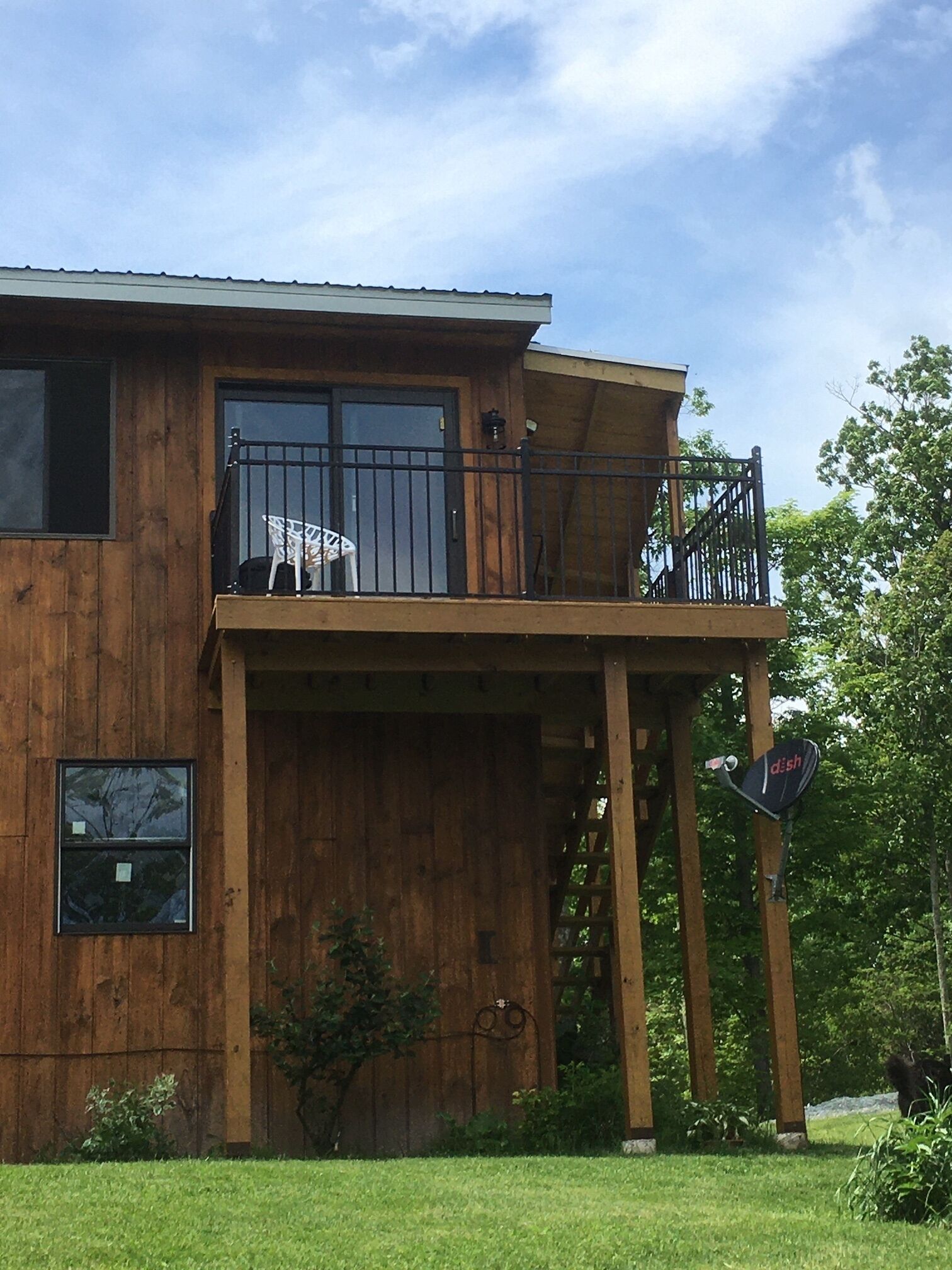 Outside View Up to space Balcony