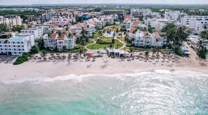 Sun loungers, beach towels