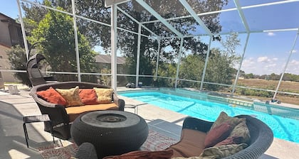 Spacious 4 bedroom 3.5 bath POOL home W/ Gym!!