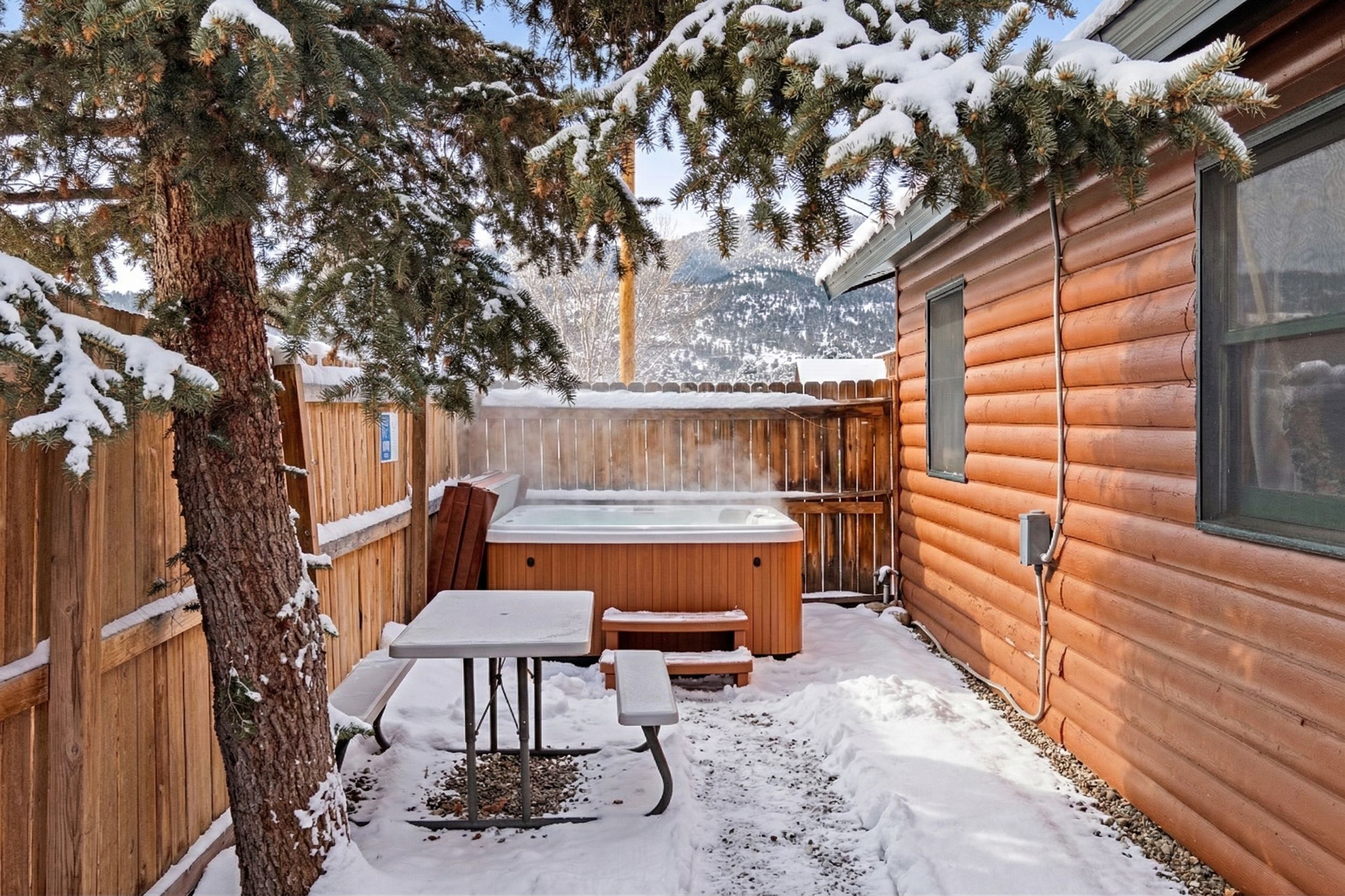 Bain à remous extérieur