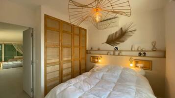 3 chambres, fer et planche Ă  repasser, Wi-Fi, draps fournis